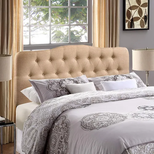 Miniatura 18 de LexMod Annabel cabecera de cama de vinilo Beige