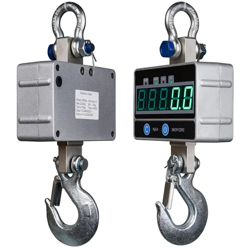 Miniatura 2 de Báscula colgante digital, báscula de grúa de 4,409.2 lbs/4400 libras, báscula industrial resistente, control remoto incluido, pantalla LED