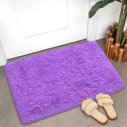 Miniatura 73 de Alfombras verdes para dormitorio de niños: alfombra de pasillo lavable de 2x6, alfombras pequeñas antideslizantes, esponjosas, suaves, peludas