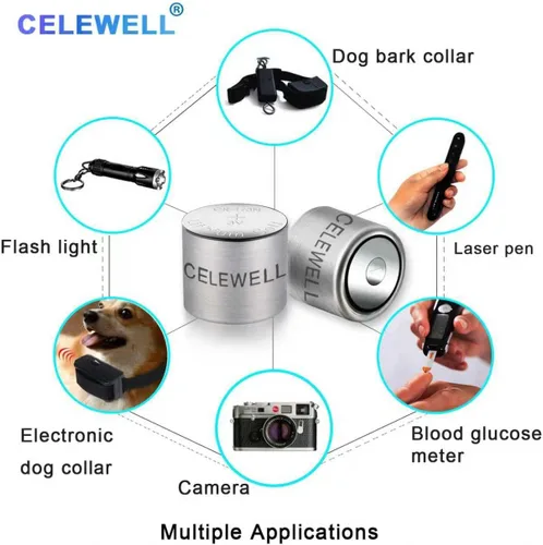 Miniatura 4 de CELEWELL Paquete de 6 pilas DL1/3N CR1/3N de litio 3V 170mAh【Garantía de 7 años】 CR1/3N-6-1