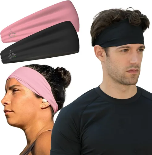 Miniatura 26 de Bandas de sudor Temple Tape - Diademas de entrenamiento para mujeres y hombres - Bandas de sudor para hombres - Bandas de sudor para deportes