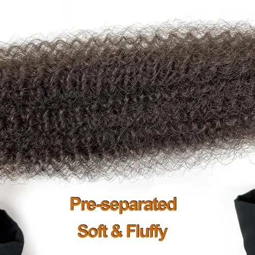 Miniatura 3 de Cabello Spring Twist Pre-Esponjado Color 4 Cabello Afro de Giros Elásticos 8 Paquetes Cabello Marrón Marley Twist para Trenzado para Locs de Marrón