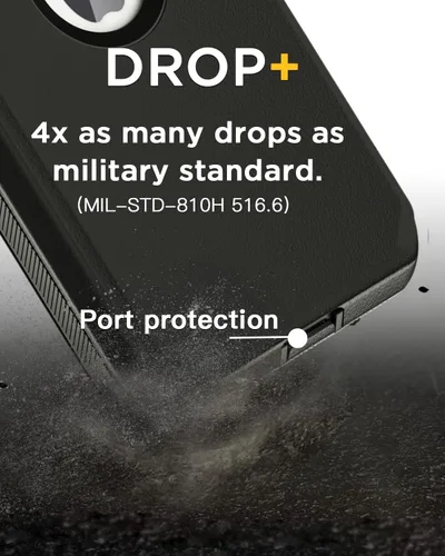 Miniatura 7 de AICase Funda para iPhone 11, resistente protección contra caídas, cuerpo completo, resistente, a prueba de golpes, militar, resistente, duradera