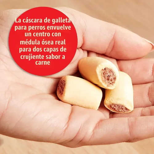 Miniatura 6 de Milk-Bone MaroSnacks - Golosinas para perros, paquetes de recambio de 38 onzas (paquete de 2) con médula ósea real y calcio
