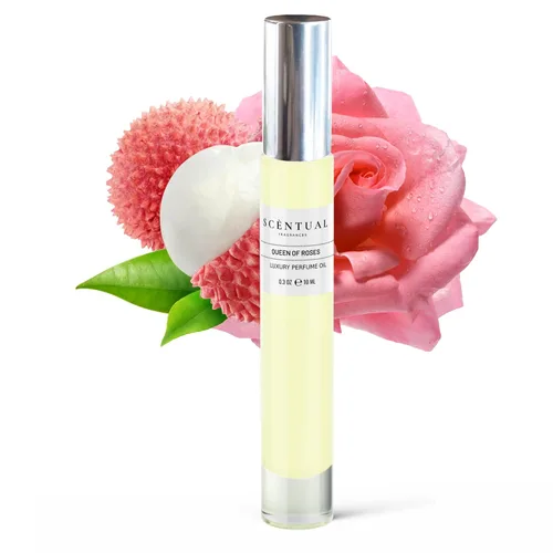 Miniatura 21 de Scentual Fragrances, Aceite de perfume de lujo, ultra concentrado para mujer, aceite de fragancia roll-on de larga duración, mini perfume de viaje