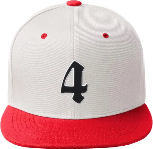 Miniatura 49 de Daxton Gorra clásica con visera de billete plano con letras del alfabeto inglés antiguo de la A a la Z