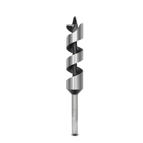 Miniatura 31 de Broca helicoidal de 0.94 x 11.8 pulgadas para madera, broca helicoidal con vástago hexagonal para madera blanda, madera dura, plástico