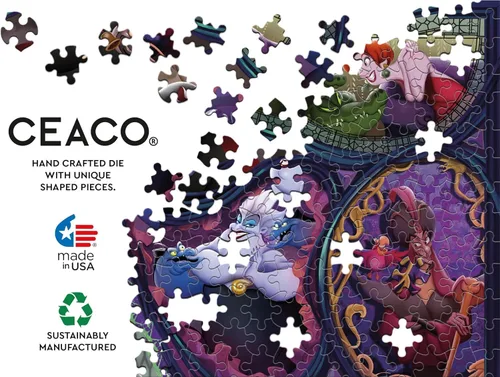 Miniatura 8 de Ceaco - Disney - Villanos y sus mascotas - Rompecabezas de 1000 piezas