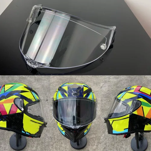 Miniatura 2 de BSTOP PISTA GP RR - Visera para casco AGV PISTA GP R, PISTA GP RR, CORSA R Visera Casco Moto (claro día y noche)