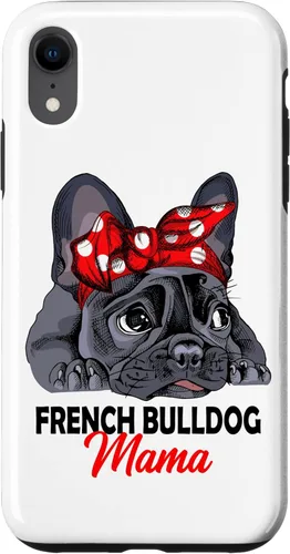 Miniatura 24 de iPhone 13 Pro Max Frenchie Mama Lindo Bulldog Francés Perro Mamá Divertido Estuche de Regalo para Mujer