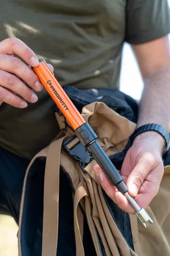 Miniatura 2 de PYRO - Encendedor de arco extensible con masilla, hecho para estufas de leña y chimeneas, recargable por USB (encendedor de arco extensible)