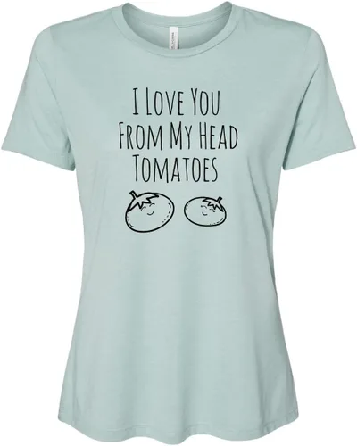Miniatura 17 de Cute Women's Screen Printed Crew Neck Tee, Shirts With Sayings, Dusty Blue or Olive