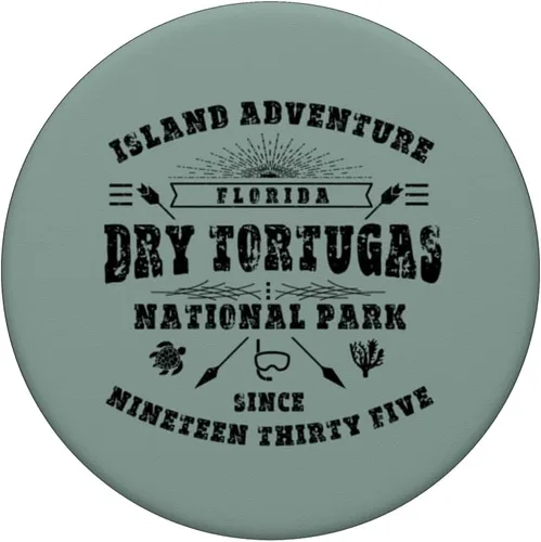 Miniatura 3 de Dry Tortugas National Park Florida Keys Island Souvenir PopSockets intercambiables PopGrip