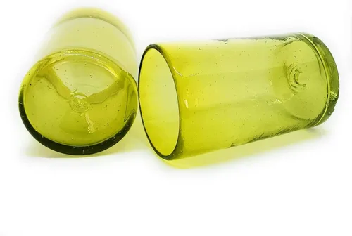 Miniatura 7 de Vasos cortos de ámbar sólido de 9 onzas (juego de 6), vidrio reciclado, sin plomo, sin toxinas (vaso de 9 onzas)