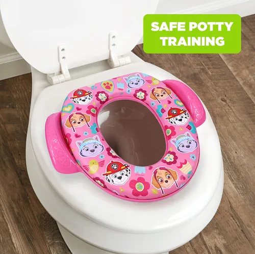 Miniatura 6 de Nickelodeon PAW Patrol - Asiento suave para ir al baño y asiento de entrenamiento para ir al baño, cojín suave, entrenamiento para ir al baño