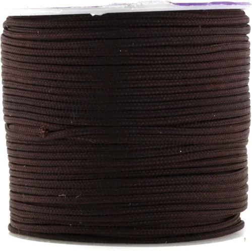 Miniatura 29 de Mandala Crafts Cordón de satén de nailon para la fabricación de joyas, 0.079 in, 55 yardas, cuerdas rojas de nailon, cordón de nudo chino para hacer