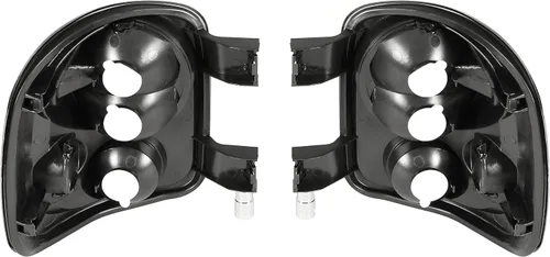 Miniatura 7 de Kojem Par de luces traseras compatibles con Chevy Silverado 1999-2004 y GMC Sierra Stepside, lámpara de freno trasera, carcasa negra, lente ahumada