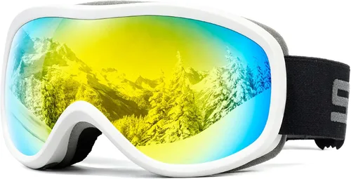 Miniatura 12 de SPOSUNE Gafas de Esquí Sobre Gafas con Lente Doble, Gafas de Nieve Anti-empañamiento Anti-UV para Hombres Mujeres Jóvenes Esquí Moto de Nieve Marco