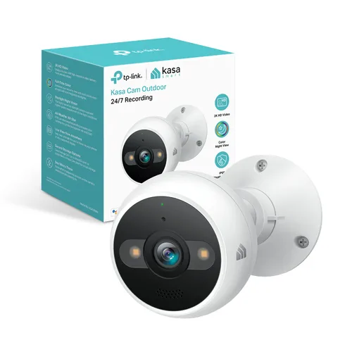 Miniatura 2 de Kasa Smart Cámara de seguridad de 4MP 2K para exteriores con cable y cámara de seguridad 2K para monitor de bebé, inclinación panorámica, cámara
