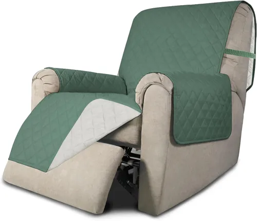 Miniatura 279 de Easy-Going - Funda para sofá, futón y sillón sin reposabrazos, reversible, resistente al agua, para mascotas y niños (azul oscuro/azul claro)