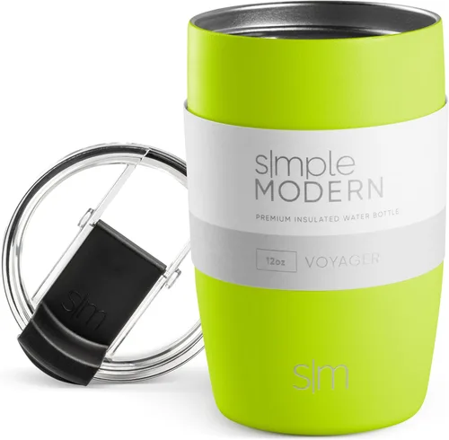 Miniatura 8 de Simple Modern Taza de Café de Viaje Tumbler con Tapa Abatible Reutilizable Aislada de Acero Inoxidable Cold Brew Taza de Café Helado Termo