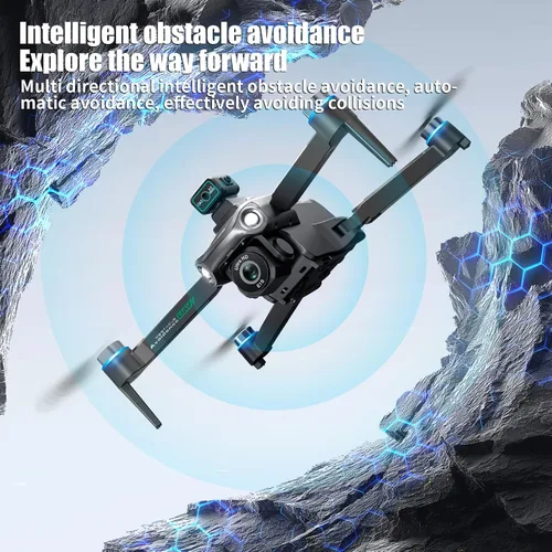 Miniatura 6 de Drones con cámara para adultos 4K, control remoto con pantalla grande, FPV Drone con tiempo de vuelo de 50 minutos, GPS de retorno automático, dron