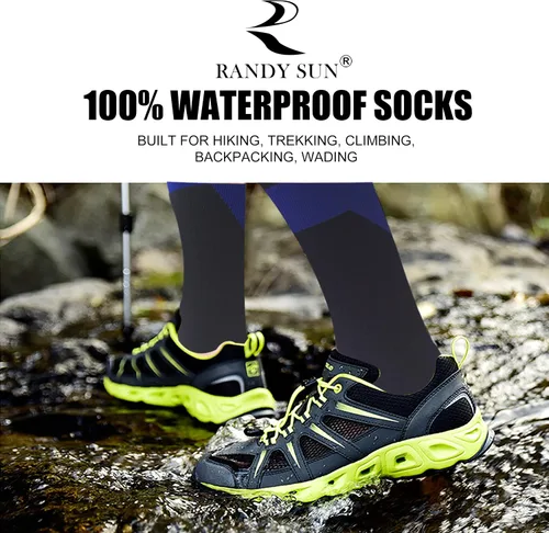 Miniatura 4 de RANDY SUN Calcetines impermeables transpirables hasta la rodilla para kayak, caza, pesca