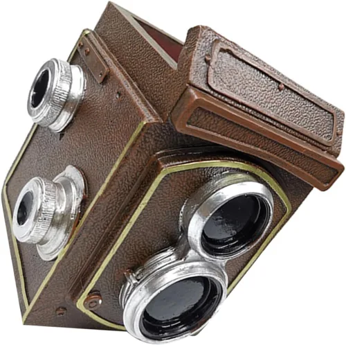 Vintage Resin Camera Planter Pot Succulent Flowerpot for Indoor Outdoor Use Creative Home Decor for Balcony Garden Office Cute Camera-Shaped Plant