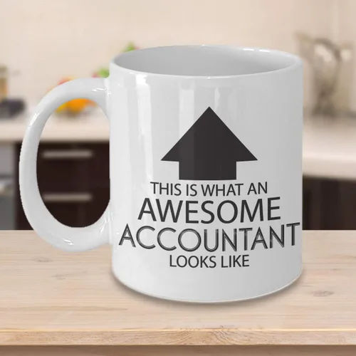 Miniatura 4 de Taza de café divertida de ocupación – This Is What An Awesome Accountant Looks Like – Inspirador sarcasmo cumpleaños Navidad Humor idea de regalo