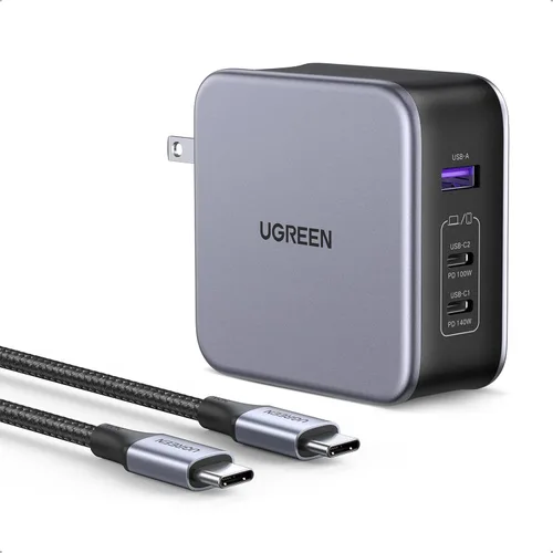 Miniatura 2 de UGREEN Cargador USB C de 140 W y cable USB C a USB C de 240 W y 6.6 pies