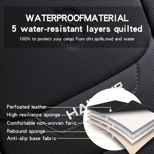 Miniatura 6 de Fundas de asiento de automóvil de cuero de cobertura completa de ajuste universal para automóviles, sedanes, camiones, SUV, protector de asiento