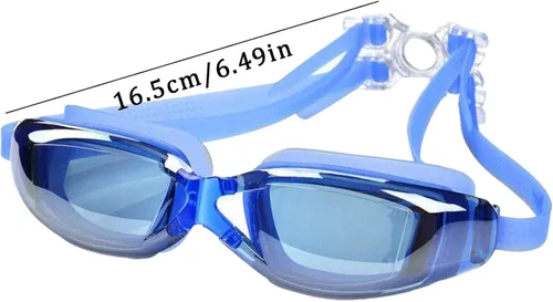 Miniatura 4 de Gafas de natación inflables para neumáticos, gafas de buceo, equipo de gafas de gran tamaño, para hombres y mujeres, antivaho para niños