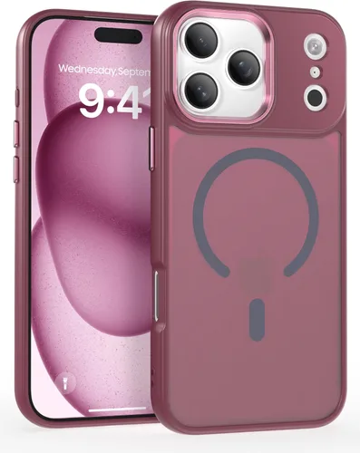 Miniatura 15 de IAIYOXI Funda magnética para iPhone XR [compatible con MagSafe], translúcida mate, delgada, delgada, a prueba de golpes, para mujeres, hombres