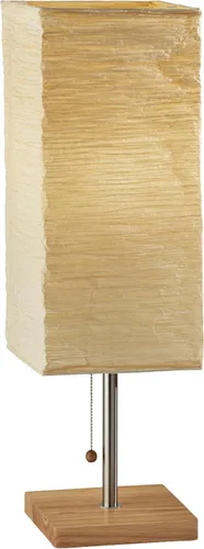 Miniatura 9 de Adesso Lámpara de pie de tres luces, base de madera natural y brillo ajustable, iluminación perfecta para dormitorio, sala de estar y decoración