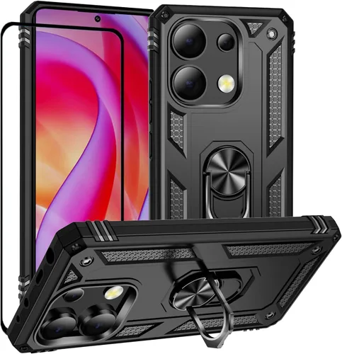 Miniatura 102 de Funda para Xiaomi redmi Note 12 Pro Plus 5G con protector de pantalla, soporte delgado protección militar a prueba de golpes Armor Defender Funda