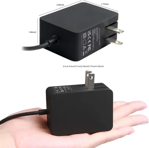 Miniatura 2 de Cargador adaptador de CA de fuente de alimentación de tableta de 24 W para Microsoft Surface RT, Surface 2, Surface Pro 1, Surface 1512 1516 i5 i7