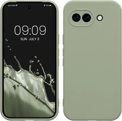 Miniatura 65 de kwmobile Funda compatible con Google Pixel 9 Pro - Funda protectora delgada de TPU para teléfono - Acabado mate suave - Negro mate