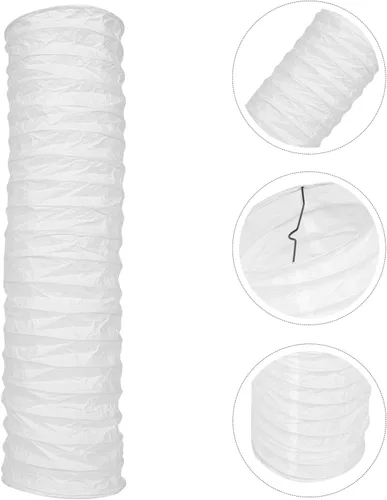 Miniatura 3 de Uonlytech Lámpara de pie de estilo nórdico, pantalla de papel, cubierta de luz de pie para sala de estar, dormitorio, decoración de hotel, pantalla