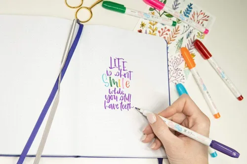 Miniatura 5 de ZEBRA PEN cepillo, punta, colores surtidos, 6 unidades ZEBRA FUNWARI PEN ST 6/PKG, paquete de 6