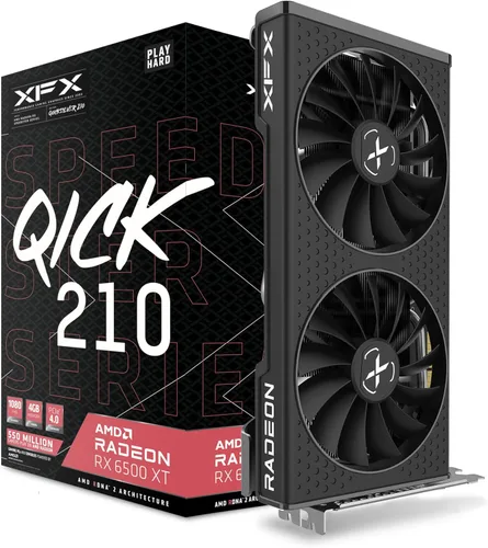 Miniatura 16 de XFX Speedster SWFT105 Radeon RX 6400 Tarjeta gráfica para juegos con 4 GB GDDR6, AMD RDNA 2 RX-64XL4SFG2