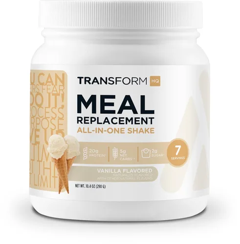 Miniatura 17 de TransformHQ Batido en polvo de reemplazo de comidas, 7 porciones (crema de naranja), sin gluten, sin OMG