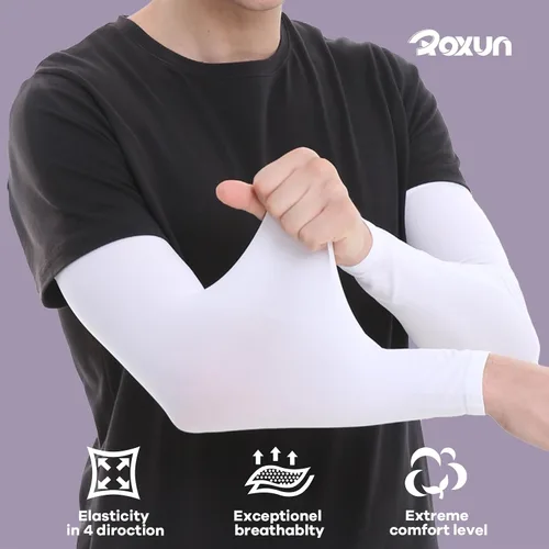 Miniatura 2 de Mangas de brazo, compresión deportiva de protección solar UV refrescante para hombresmujeres