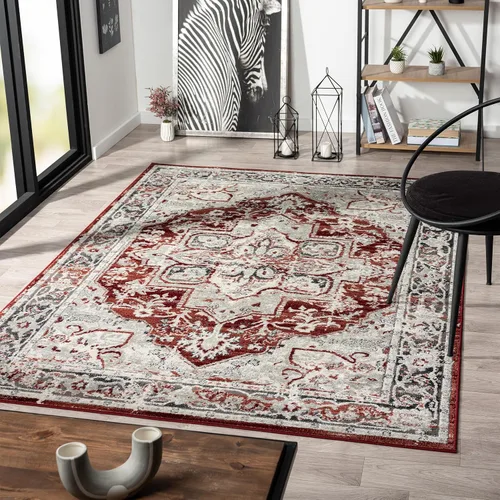 Miniatura 11 de LUXE WEAVERS Alfombra marroquí floral vintage beige 3x9