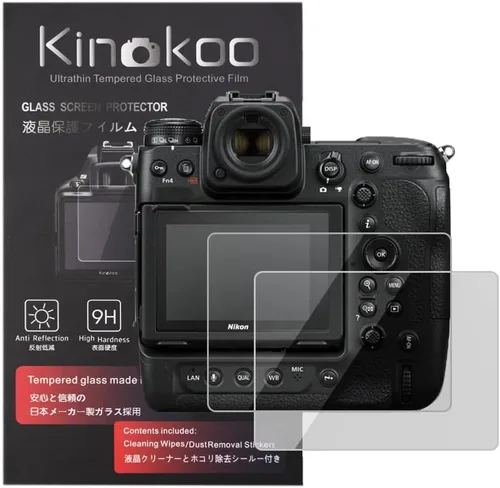 Miniatura 20 de kinokoo Protector de pantalla Z50 II Zf - Película de vidrio templado de dureza 9H de 0.010 in para cámara Nikon Z50 II Zf Z5 Z5 II Z6 II Z6 II Z