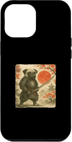 Miniatura 26 de Pug Samurai Japanese Warrior Costume Sumi-e Art Funny Case for iPhone 17