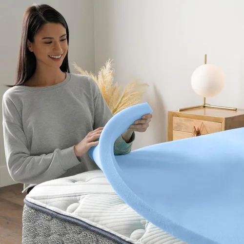 Miniatura 4 de Serta Comfort Cool Cubrecolchón de Espuma Viscoelástica Memory Foam, 1.5 Pulgadas, Full