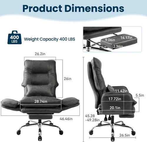 Miniatura 2 de Silla de oficina Criss Cross, reposabrazos abatibles para mascotas y sentarse con patas cruzadas, silla ergonómica ejecutiva