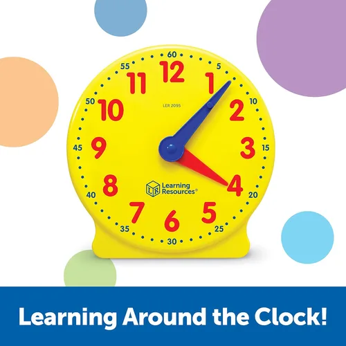 Miniatura 4 de Learning Resources Big Time reloj de estudiante, 12 horas