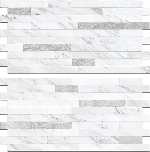 Miniatura 15 de STICKGOO 2 Hojas de Azulejos Adhesivos Despegables para Salpicadero, Azulejos Adhesivos para Salpicadero de Cocina y Baño, Aspecto de Madera Negro