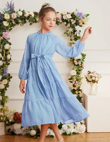 Miniatura 7 de GRACE KARIN Vestido casual para niñas de 5 a 12 años